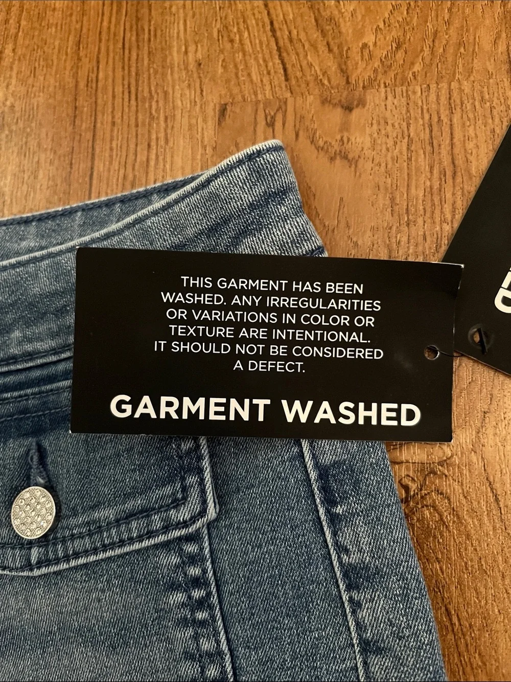 NWT Karl Lagerfeld Patch Pocket Flare Jeans